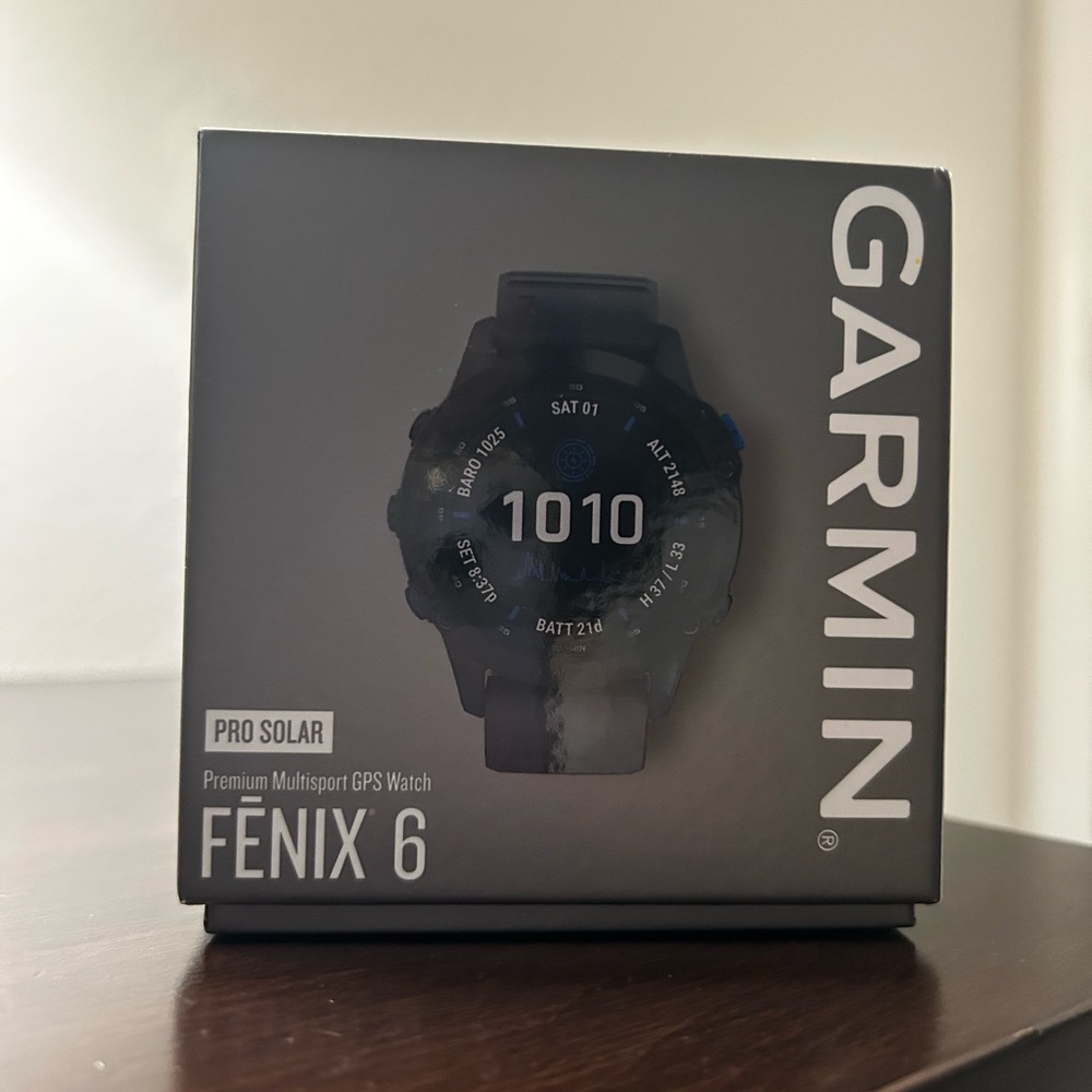 Garmin Fenix 6 Pro Solar in Black